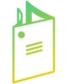 大判三つ折りフチ糊圧着(110kg)