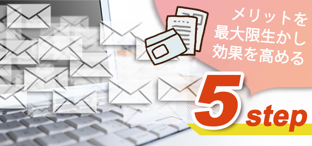 DMを企業が送付するときの5つのステップ