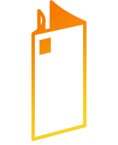 封書三つ折り圧着DM(90kg・110kg)