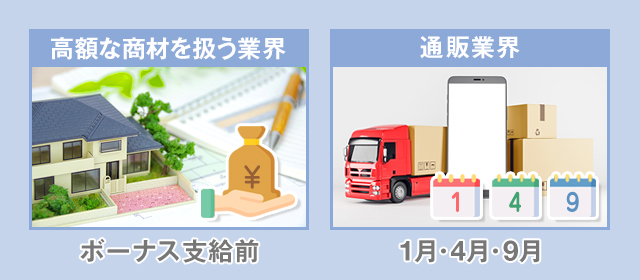 送付時期やタイミングを意識する